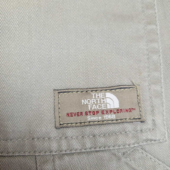 North Face Pants Wms 8 (31x31) Straight Leg Stretch Lightweight Cargo Hiking - Picture 11 of 14